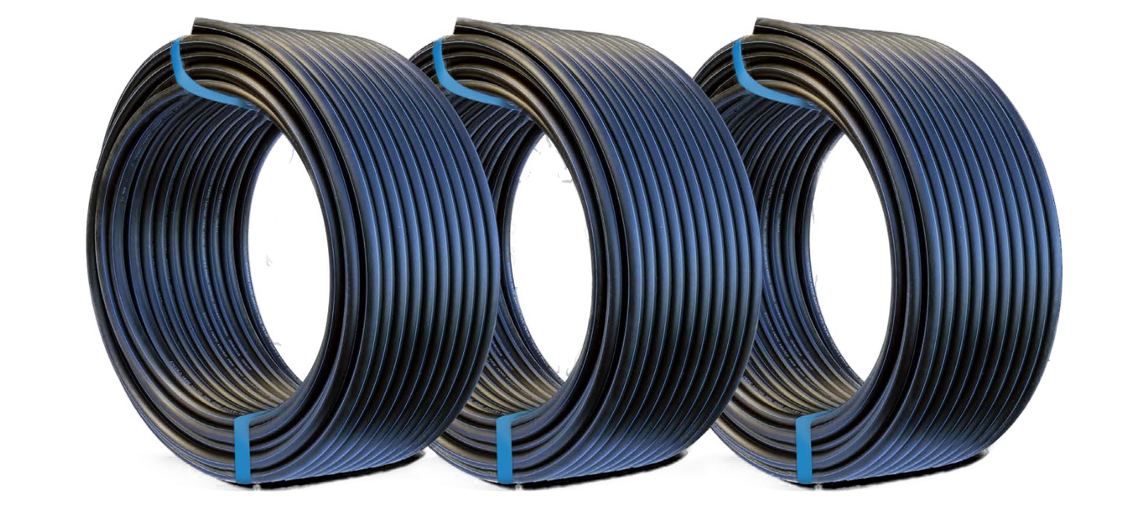 Tuyau PEHD Lignes Bleues PE 100